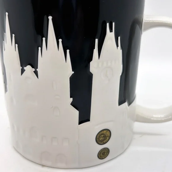 Prague Starbucks Relief 3D Collector Series mug, NEW - Picture 2 of 8